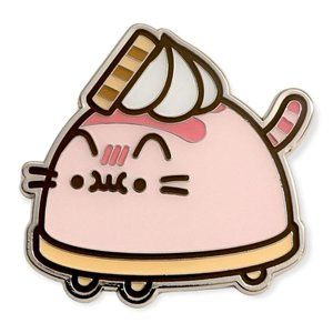 Pusheen the Cat Enamel Pin: Dome Cake